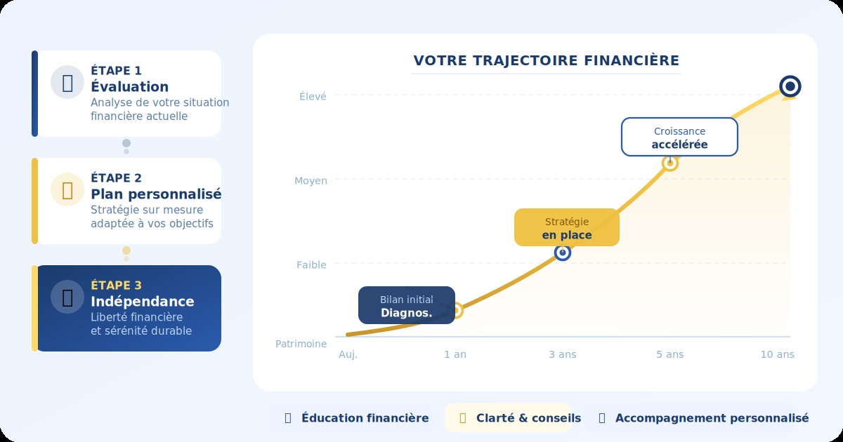 Votre trajectoire financière — évaluation, plan personnalisé et indépendance